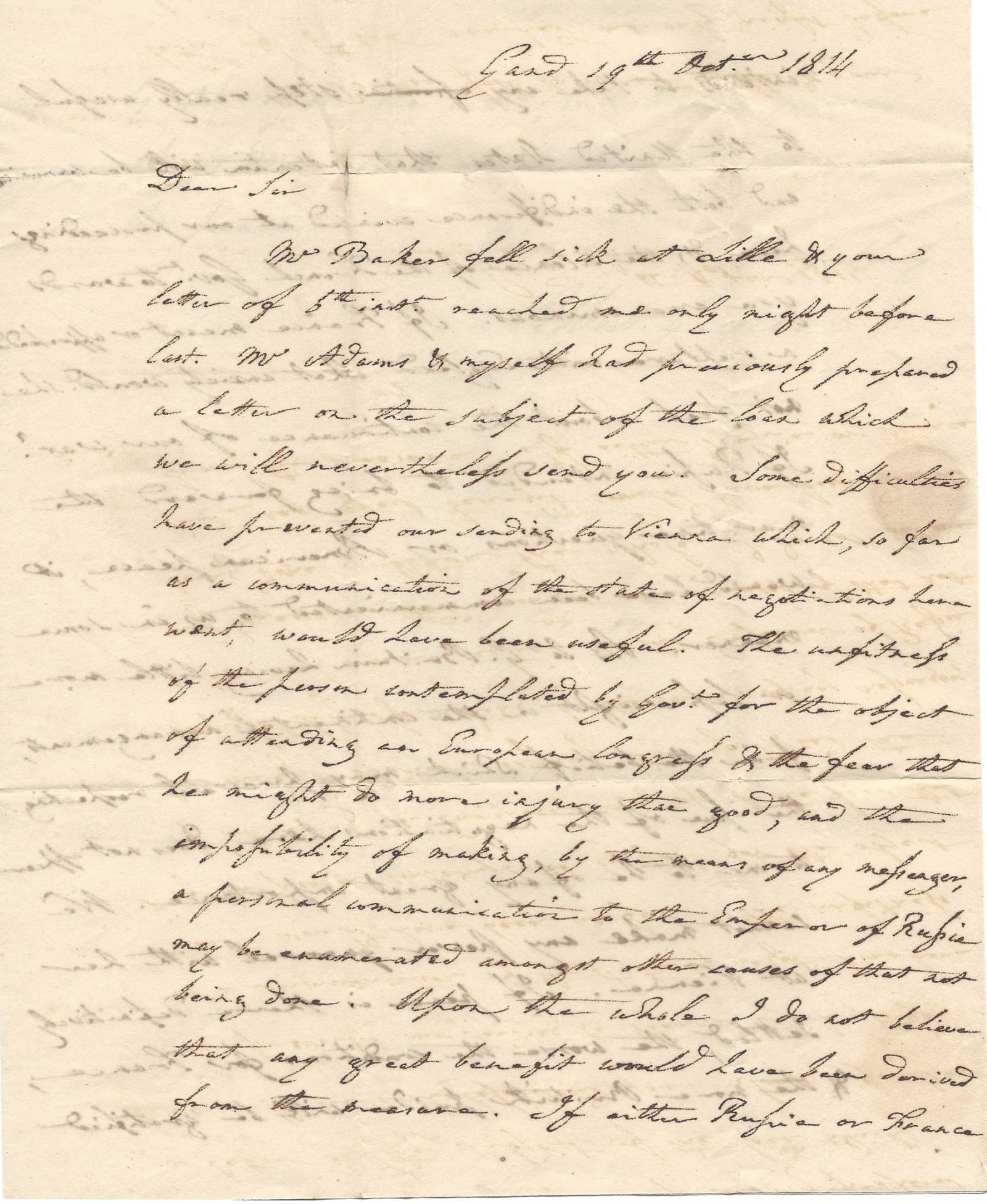 Autographs Letter Signed Albert Gallatin | Raab Collection